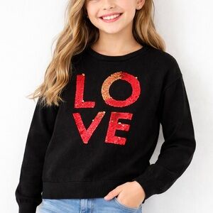 Place Black Knit Sweater